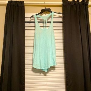 Juniors small light blue tank top